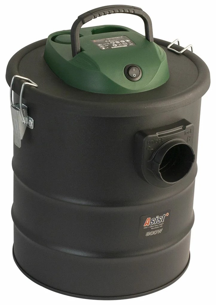 Aspirator de cenușă Asist AE7AF8015, 800 W, 15 l
