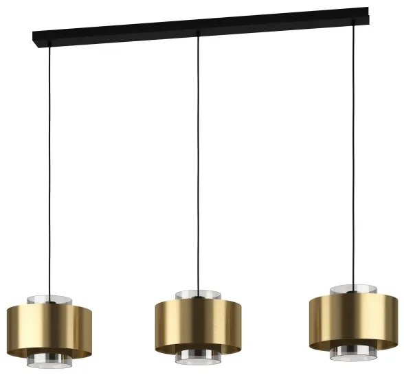 Lustră pe cablu Eglo 390067 DUGLIA 3xE27/40W/230V auriu