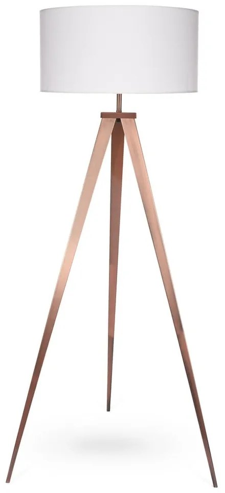 Lampadar metalic și cu abajur alb Bonami Essentials Kiki