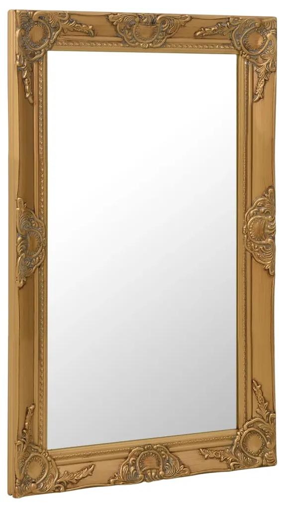 Oglinda de perete in stil baroc, auriu, 50 x 80 cm 1, Auriu, 50 x 80 cm