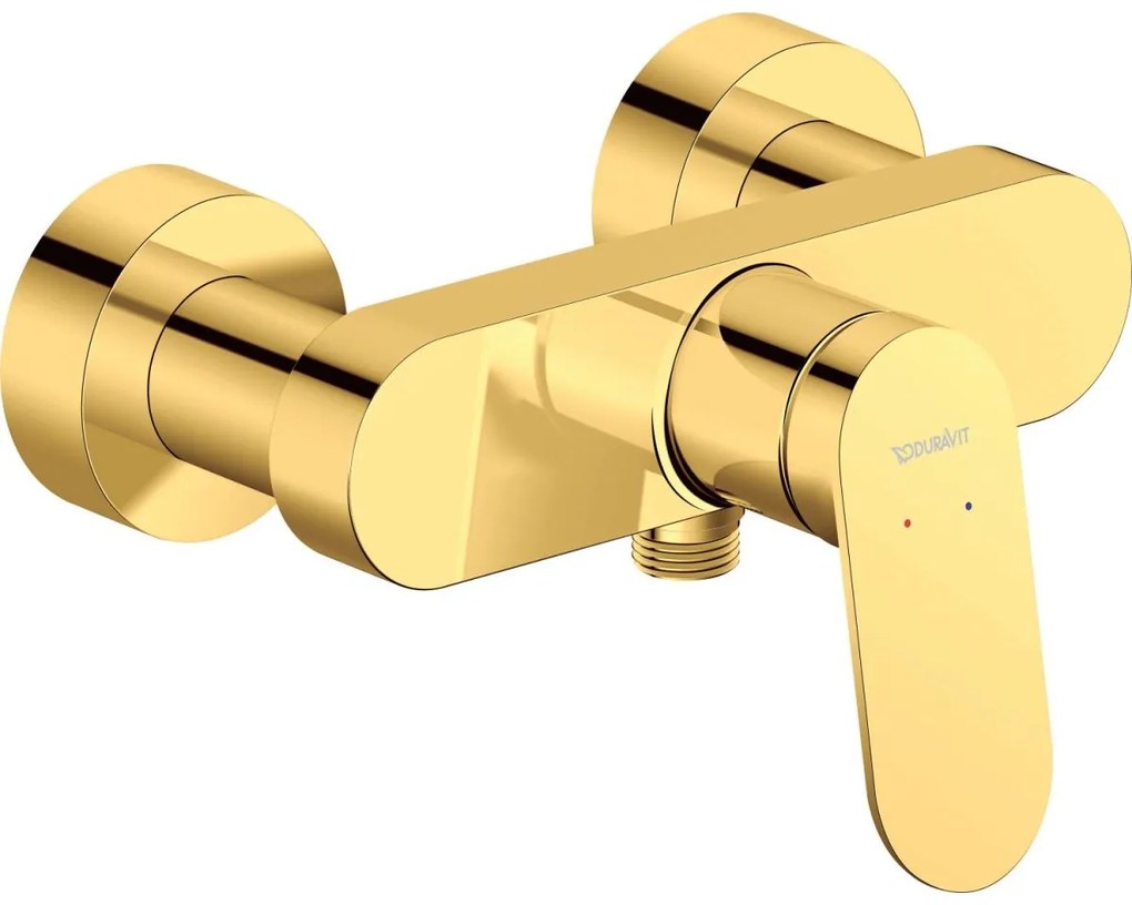 Duravit Wave baterie de dus perete auriu WA4230000034
