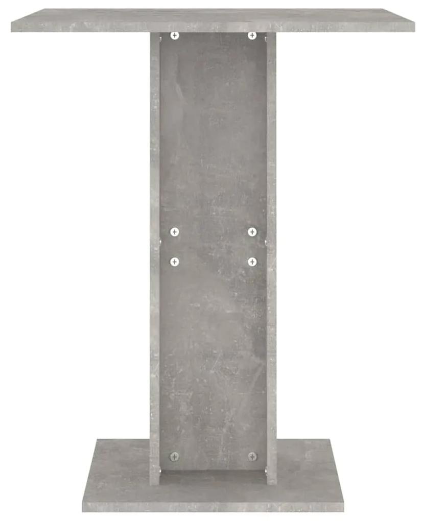 Masa de bistro, gri beton, 60 x 60 x 75 cm, PAL 1, Gri beton