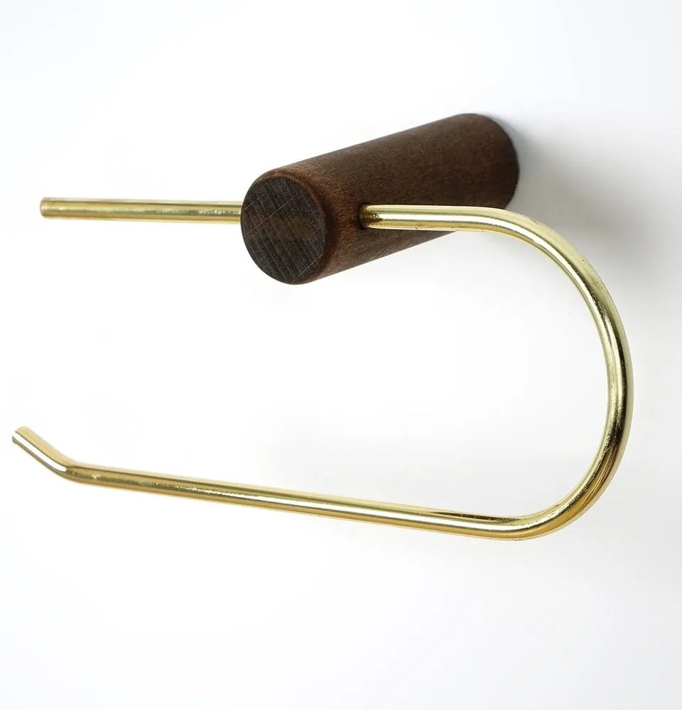 Suport pentru hârtie igienică de perete din lemn – Kalune Design