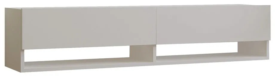 Comodă TV albă 141x31x30 cm Arges – Kalune Design