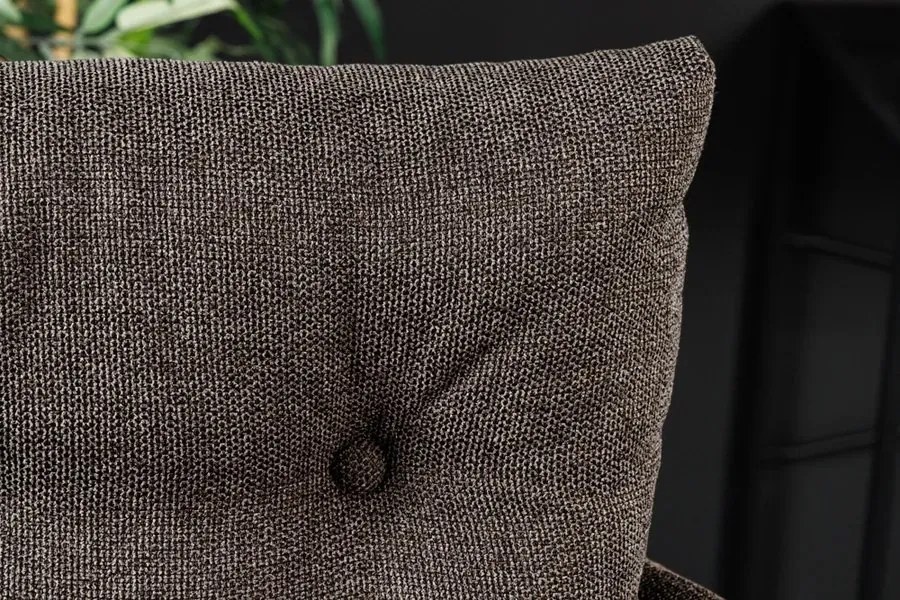 Scaun de bar pivotant BIG GEORGE taupe