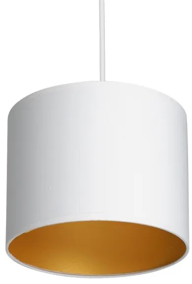 Lustră pe cablu ARDEN 3xE27/60W/230V albă/aurie