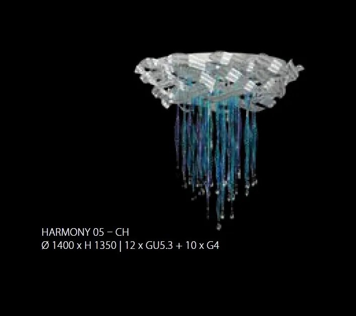 Lustra moderna Vision design LUX Cristal Bohemia Exclusive HARMONY 05