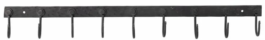 Cuier de perete, negru, din metal, Jolene