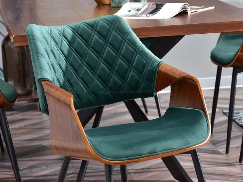 Scaun Rolf K (verde + negru). 1111259
