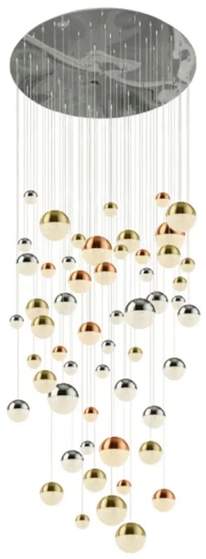 Lustra casa scarii / Candelabru XXL LED design modern Planets 55L 4555-55 SRT