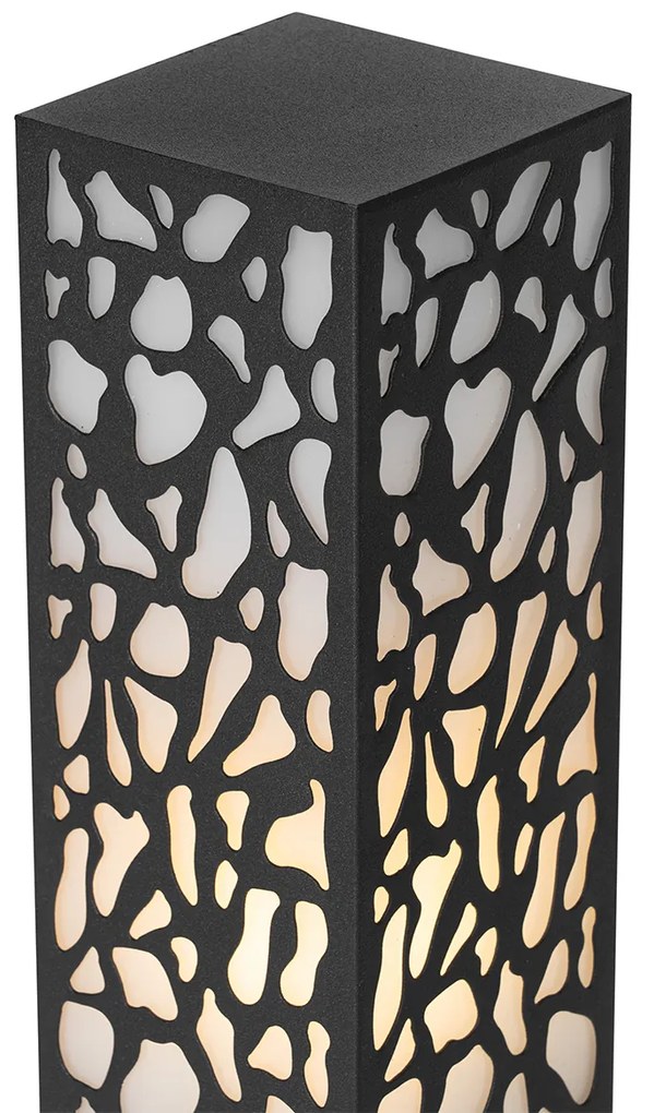 Lampă de exterior modernă cu stâlp negru 60 cm IP44 - Nicole