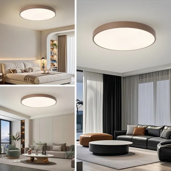 Brilagi - Plafonieră LED POOL LED/100W/230V 3000/4000/6000K 80 cm maro