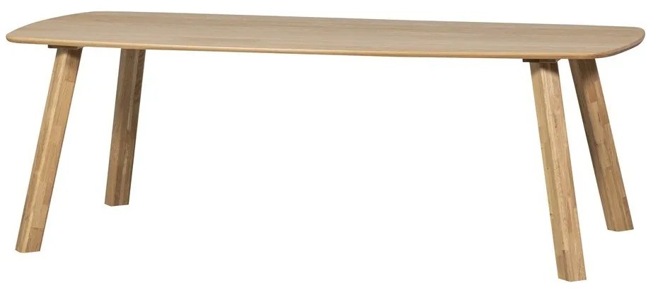 Masă de dining din lemn de stejar 100x220 cm Tablo – WOOOD