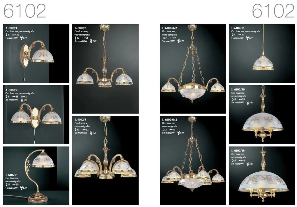 Aplica de perete clasica design italian realizat manual 6102