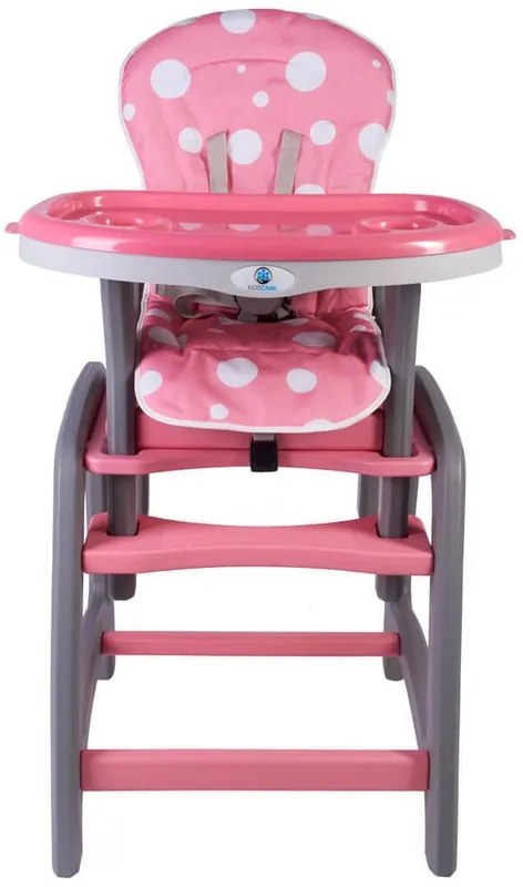 Kidscare - Scaun de masa multifunctional Roz