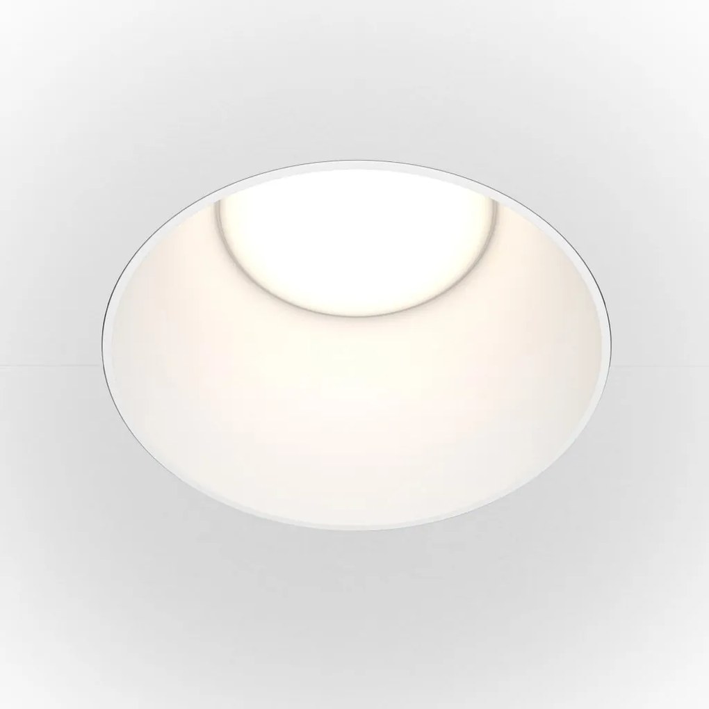 Spot incastrabil design tehnic Share alb 7,5cm
