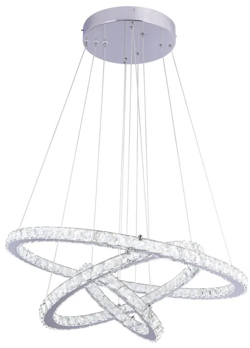 Lustra LED cu telecomanda, cristale K5 Marilyn I 67037-76 GL