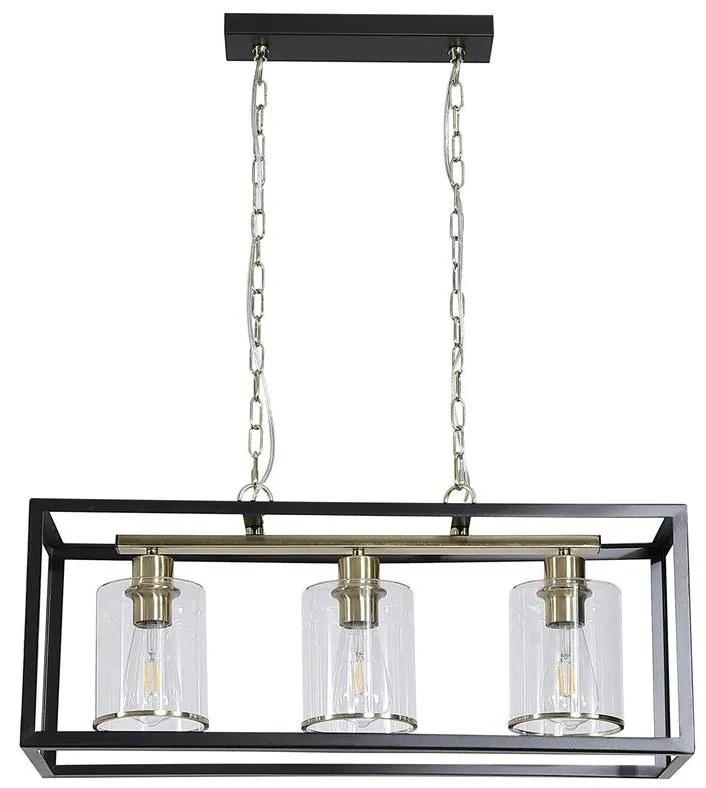 Lustra suspendata metal stil industrial decorativ Belle 3L