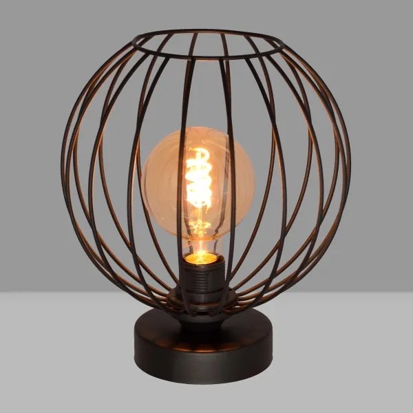 Lampă de masă MERCURE 1xE27/15W/230V neagră