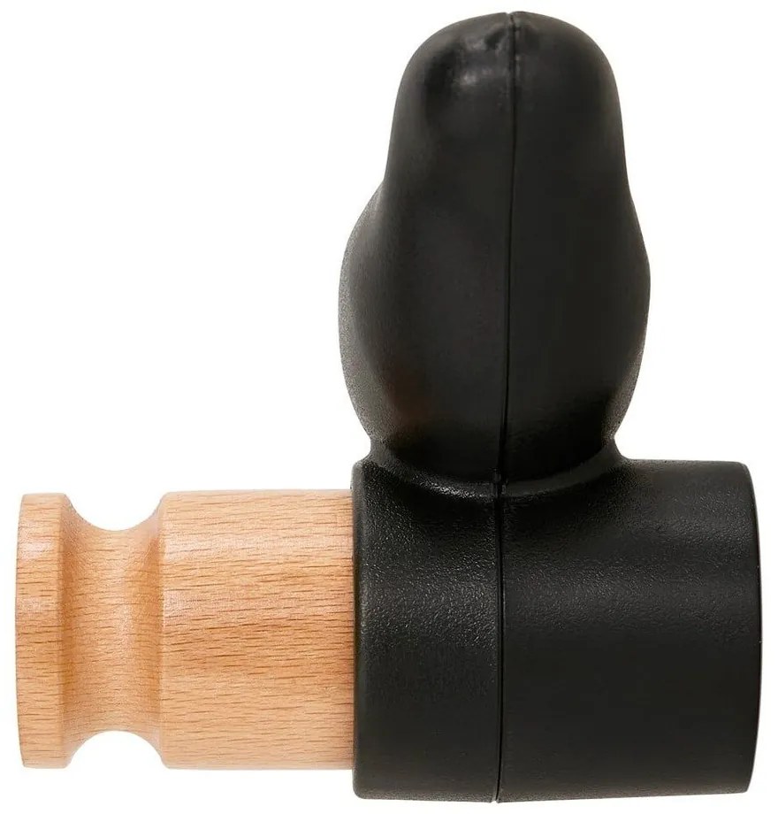 Cârlig de perete Bonami Essentials Bird, negru