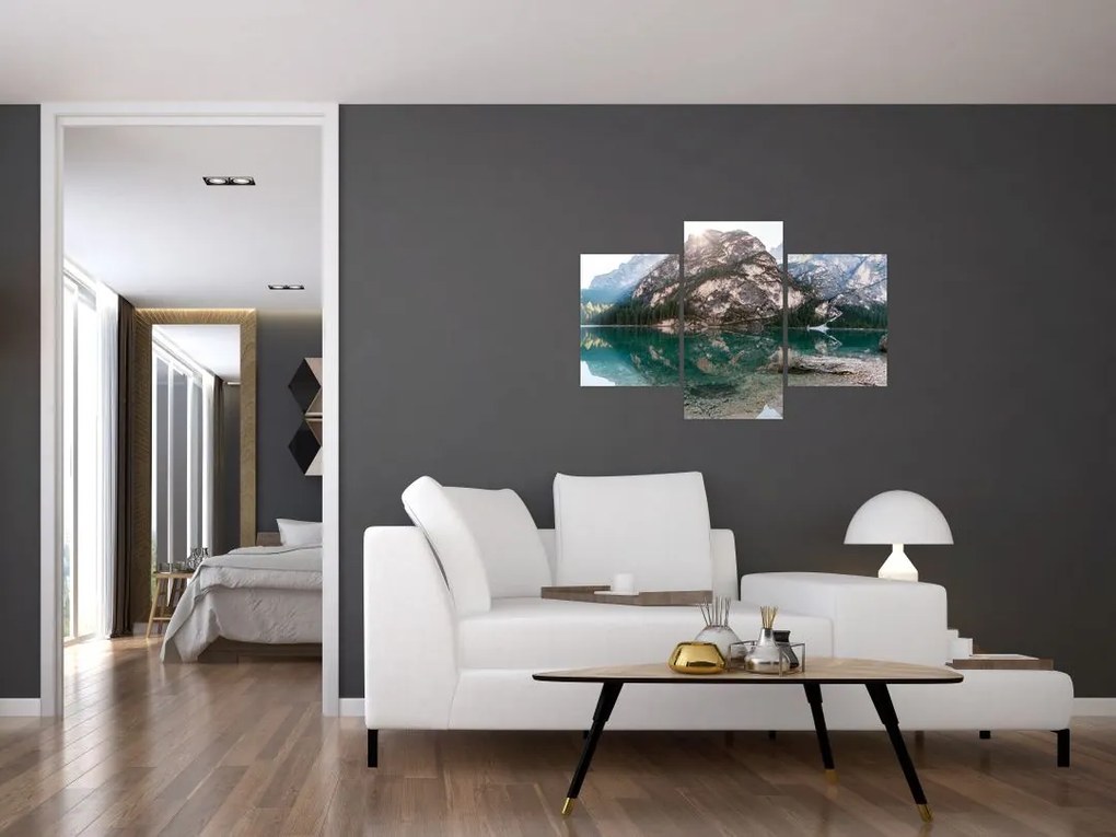 Tablou cu lac montan (90x60 cm)