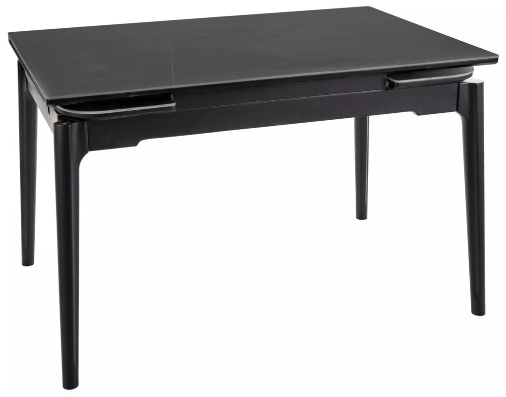 Masa extensibila Sento neagra L120-180xl80 cm