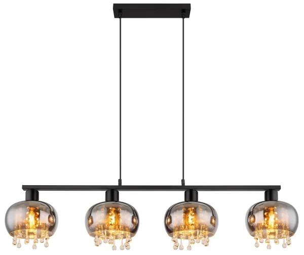 Lustră pe cablu CORRY 4xE27/9W/230V d. 21 cm Globo 15839-4H