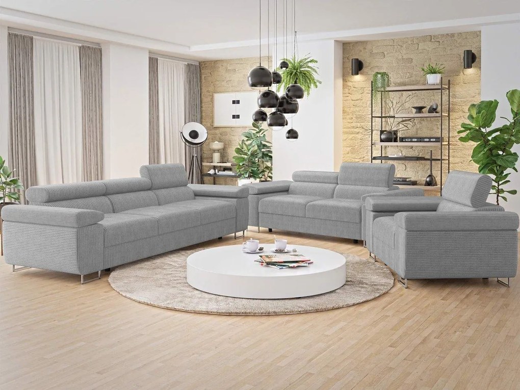 Set canapea fotoliu 3+2+1 Terazuro 3+2+1 S (Gri) . Promo -17%. 1105845