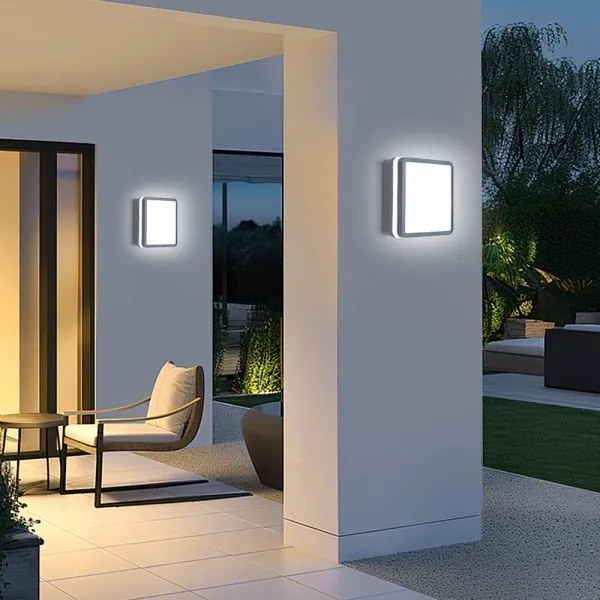 Brilagi - Corp de iluminat LED de exterior cu senzor BENE, LED/24W/230V, 26x26 cm, IP54