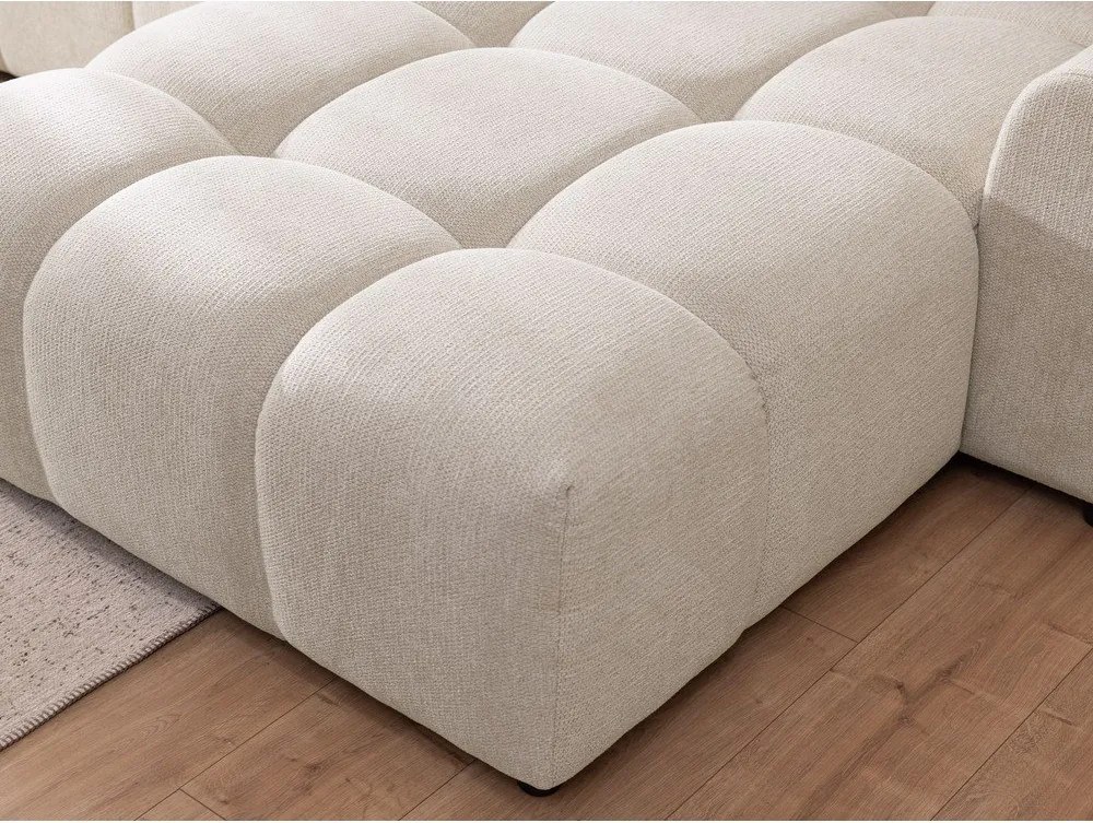 Colțar bej (cu colț pe partea dreaptă/cu șezlong) Albane – Ropez