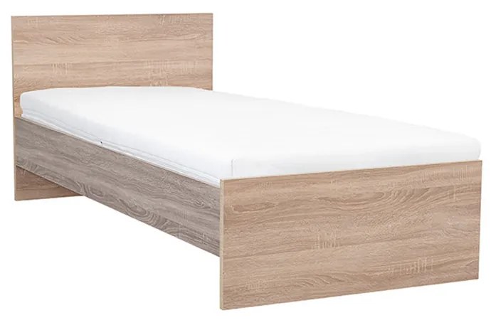 Pat single Miami 90x200 cm stejar Sonoma-stejar York