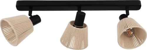 Eglo 44141 - Spot SEAGARD 3xE14/40W/230V bej/negru