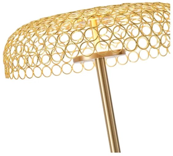 Lampadar LED LED/10W/230V 3000K auriu