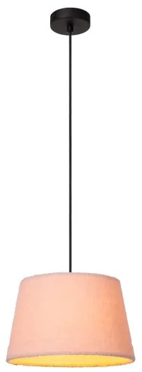 Lustră pe cablu Lucide 10416/01/66 WOOLLY 1xE27/60W/230V roz