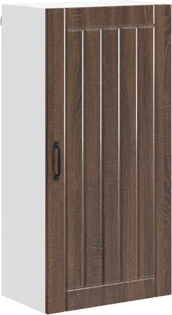 vidaXL Dulap de bucătărie Stejar închis 50 x 31 x 100 cm Lemn compozit