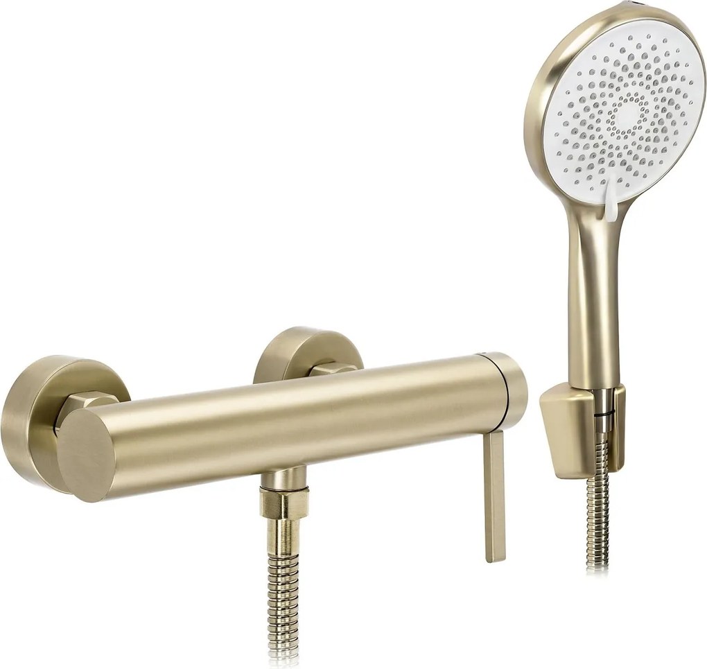 Baterie de duș REA Rivo Brush Gold