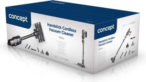 Concept VP6150 - Aspirator vertical 3 în 1 ULTIMATE UV POWER 500W/29,6V 2200 mAh, negru