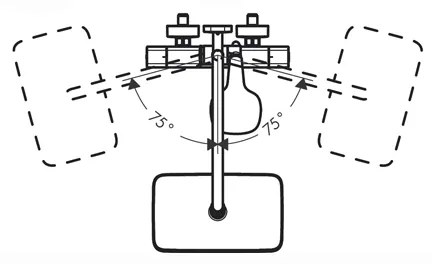 Coloana de dus Hansgrohe, Croma E 280, cu baterie de dus termostatata, 1 jet, crom