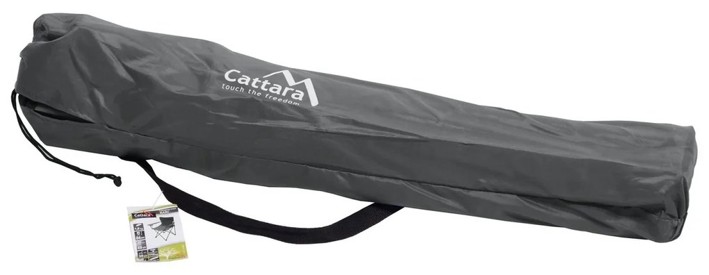 Scaun pliabil de camping Cattara 13447 Bari, gri ,49 x 39 x 84 cm