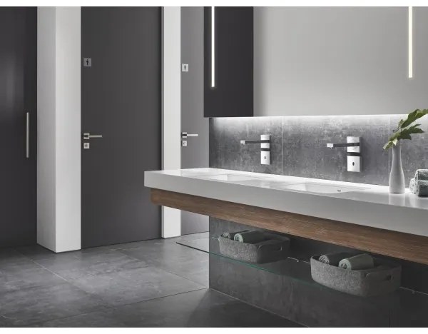 Baterie electronică cu senzor infraroșu GROHE EUROCUBE E, crom lucios - 36442000