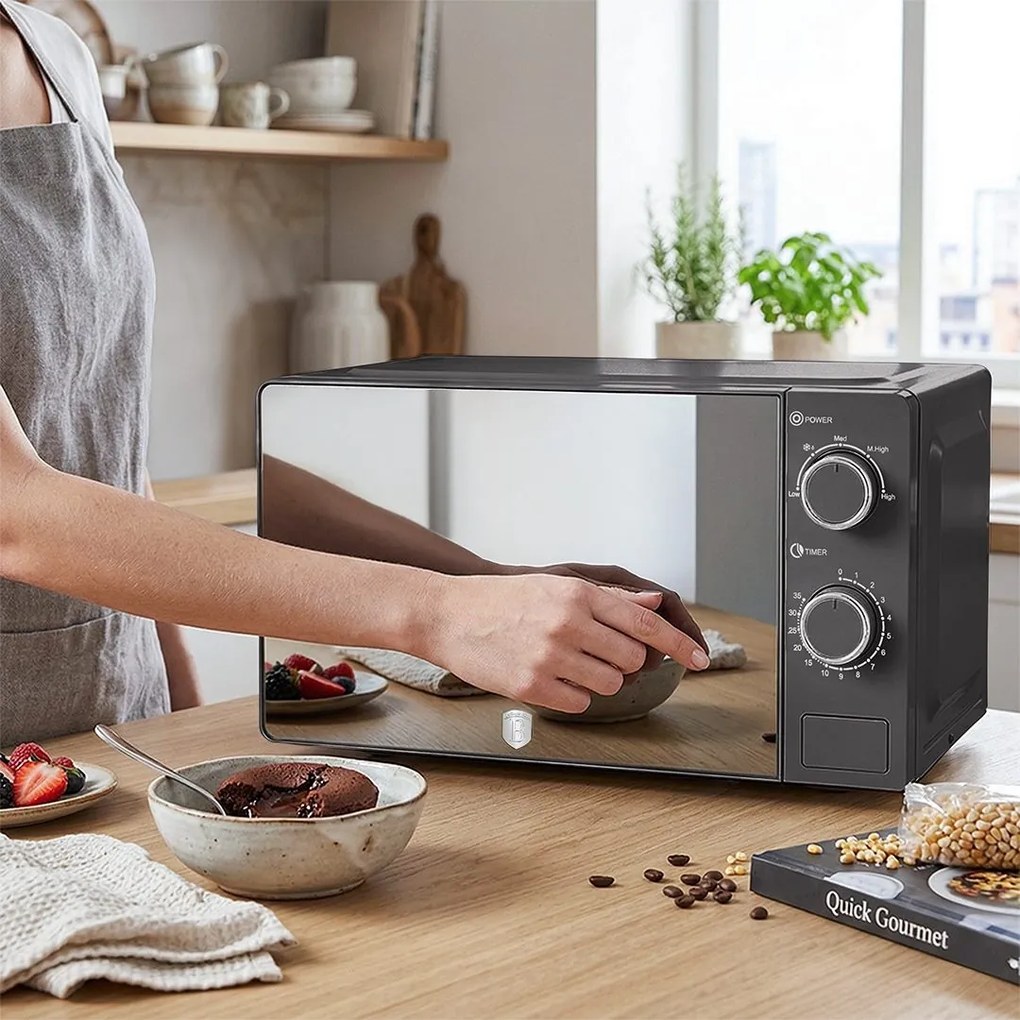 Cuptor cu microunde Haus BH 9905, 20 L, antracit