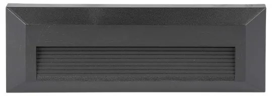 Corp de iluminat LED de exterior pentru scări LED/3W/230V IP65 3000K negru