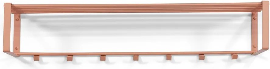 Cuier de perete somon cu raft din metal 100 cm Rex – Spinder Design