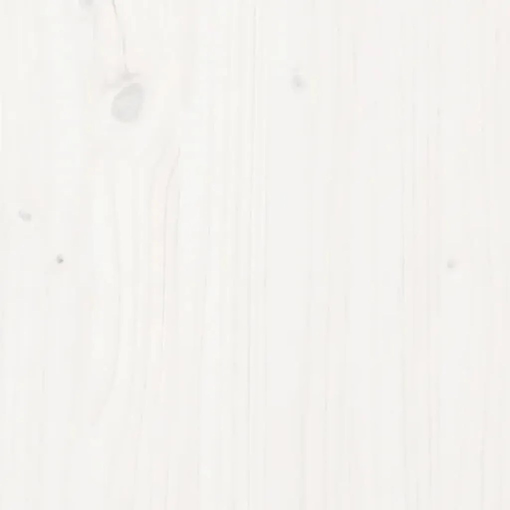 Masuta de cafea, alb, 50x50x45 cm, lemn masiv de pin 1, Alb, 50 x 50 x 45 cm
