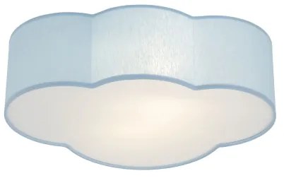 Brilagi - Plafonieră pentru copii NIMBUS MINI 2xE27/15W/230V 31x43 cm albastru