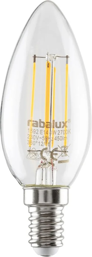 Bec LED lumina calda, durata lunga de viata E14 4W