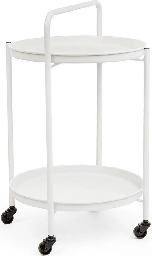 Măsuță de servire cu roți din oțel ø 44,5 cm Austin – Yes Everyday