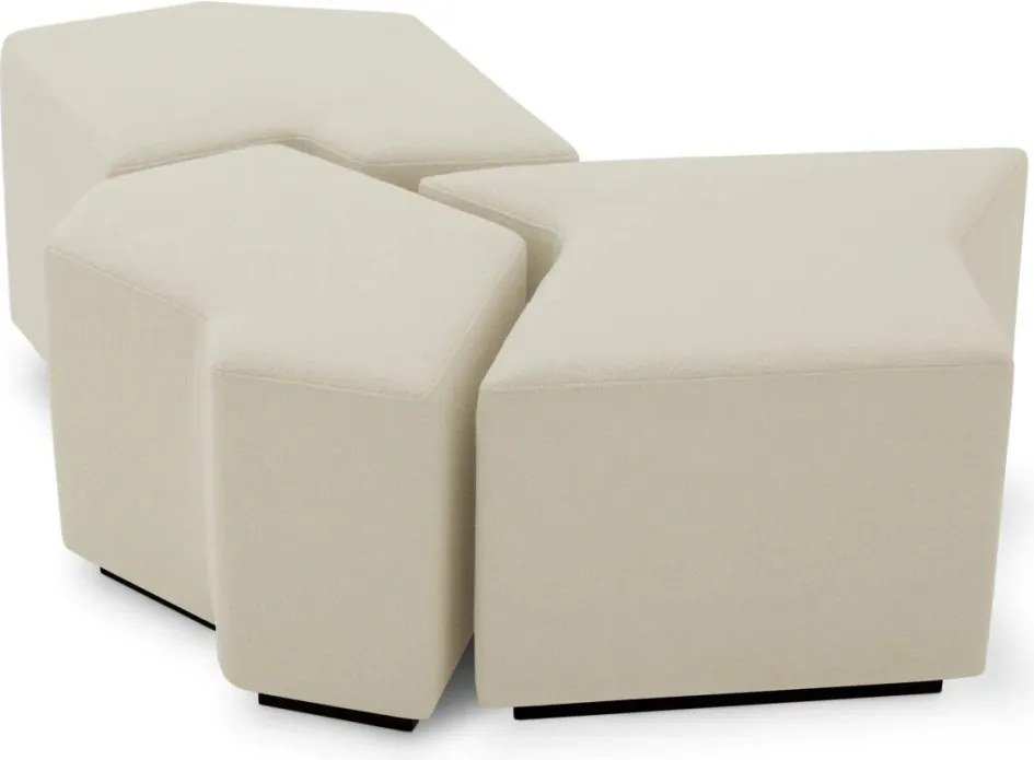 Set de 3 tabureti design LUX Filbert
