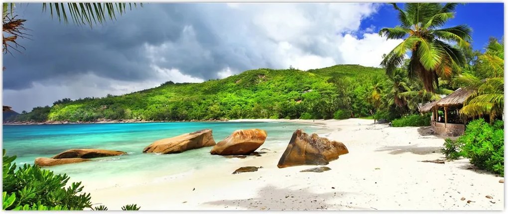 Tablou - Takamaka, Seychelles (120x50 cm)