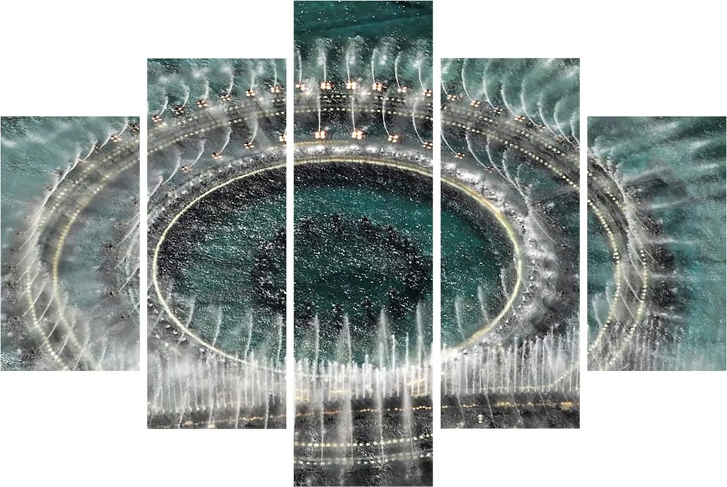Tablou cu fântănă arteziană (150x105 cm)